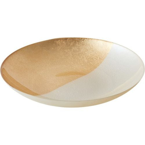 Fusion Gold & White Bowl