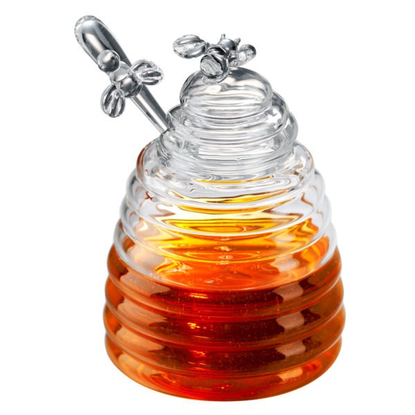 
                  
                    Glass Honey Pot & Dipper
                  
                